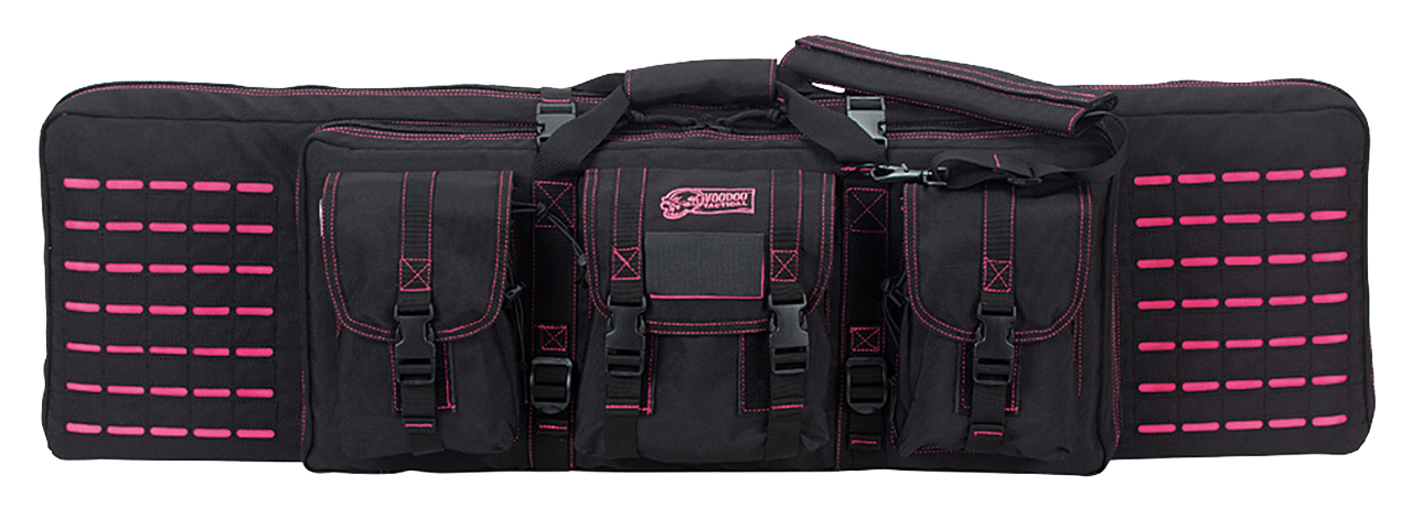 Voodoo Tactical 42" Padded Weapons Case (Black/Pink)