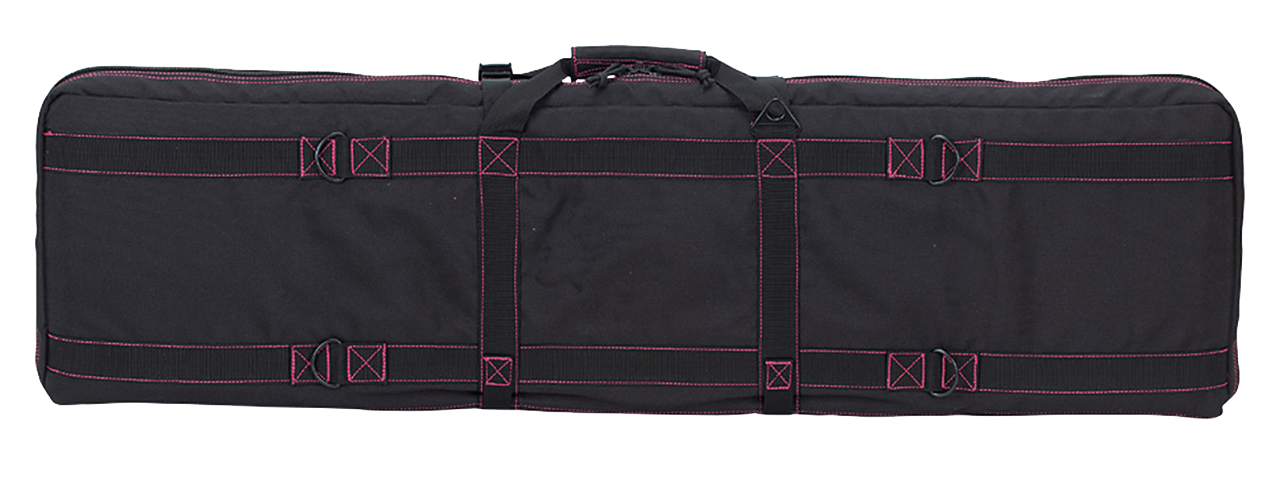 Voodoo Tactical 42" Padded Weapons Case (Black/Pink)