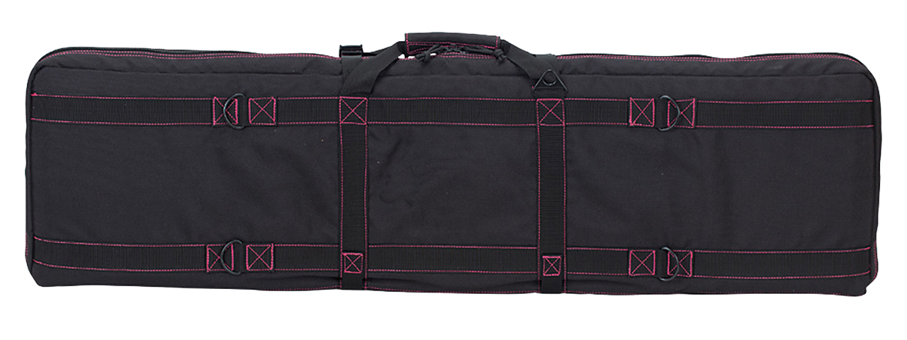 Voodoo Tactical 42" Padded Weapons Case (Black/Pink) - Click Image to Close