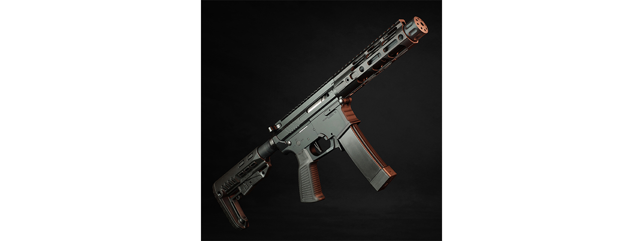 Wolverine Airsoft MTW PKG 9MM TACTICAL: 7" Barrel, 7" Rail