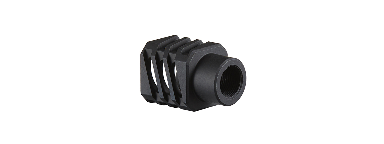 Zion Arms Skeletonized Flash Hider (Black) - Click Image to Close
