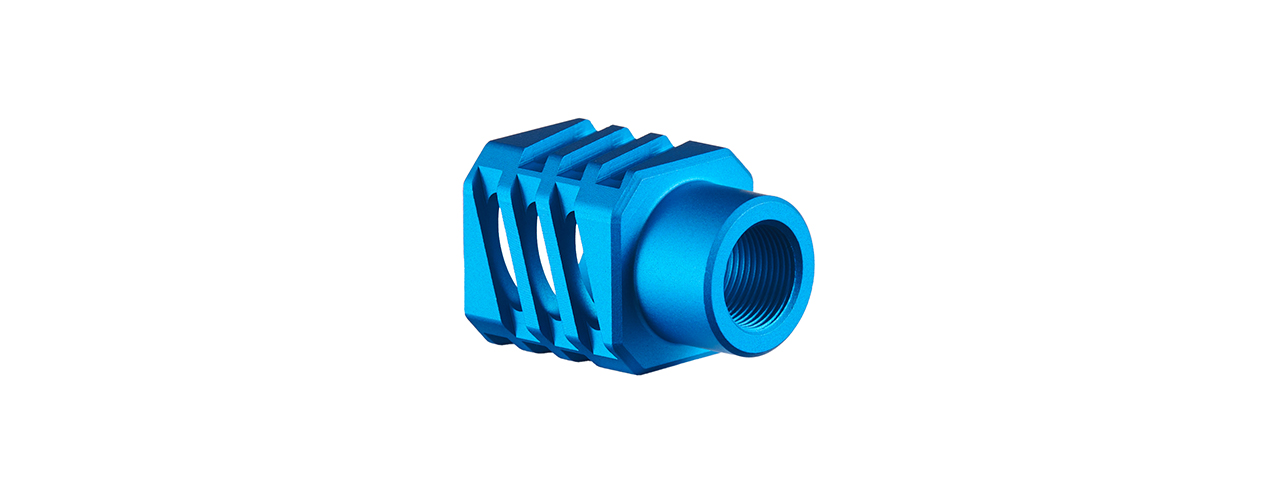 Zion Arms Skeletonized Flash Hider (Blue) - Click Image to Close