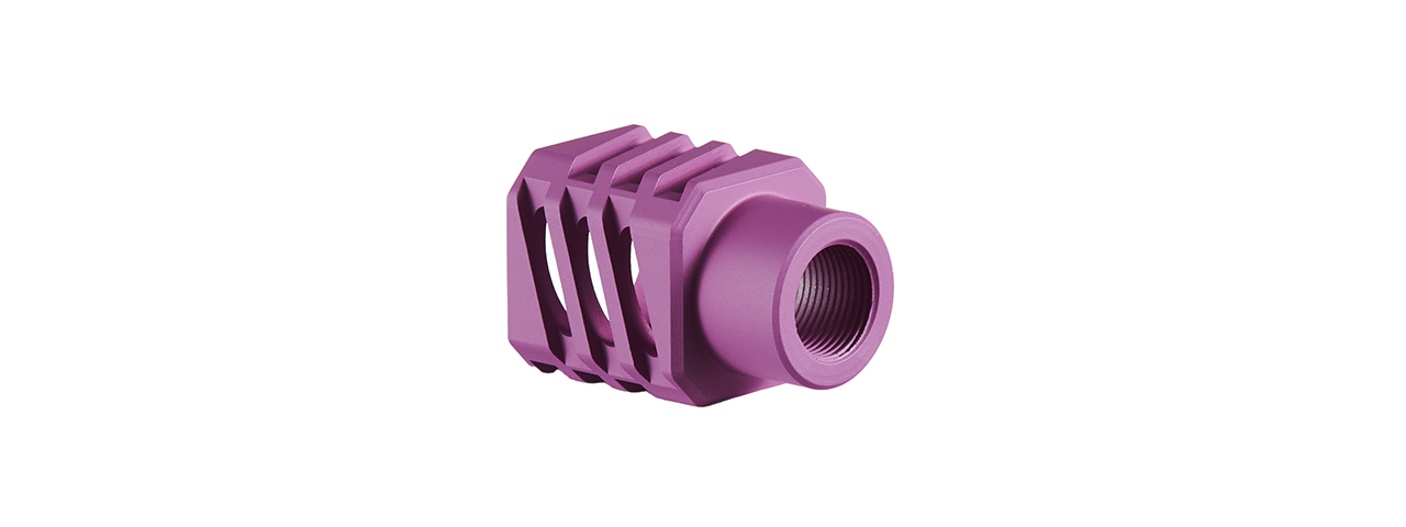 Zion Arms Skeletonized Flash Hider (Purple) - Click Image to Close