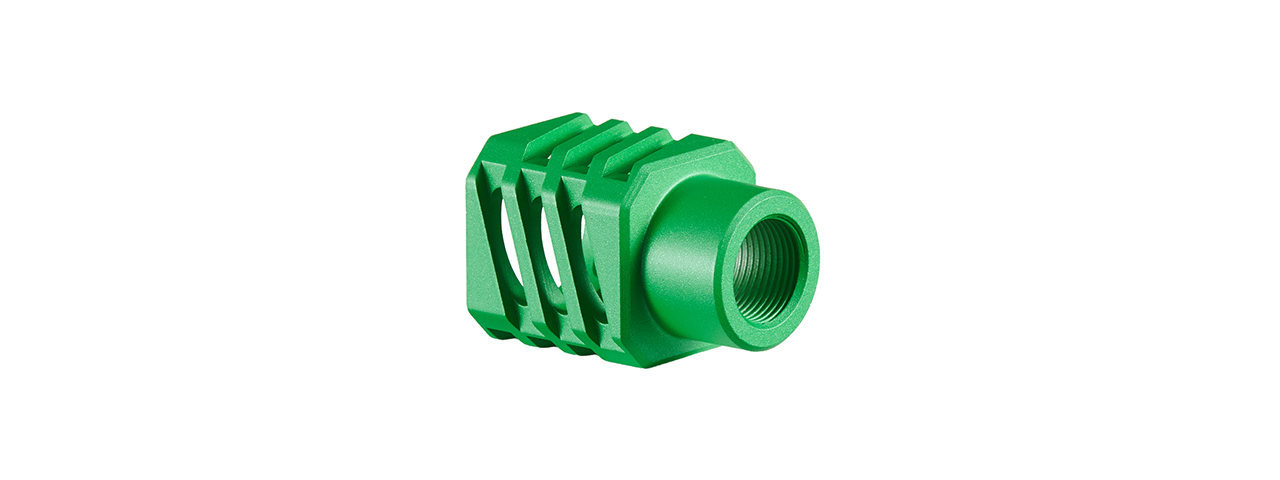 Zion Arms Skeletonized Flash Hider (Green) - Click Image to Close