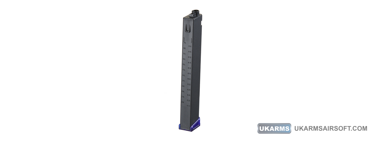 Zion Arms PW9 120 Round 9mm Mid-Capacity Magazine (Color: Black & Blue) - Click Image to Close