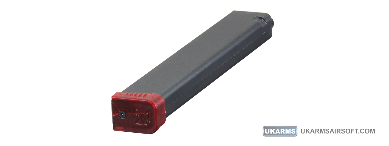 Zion Arms PW9 120 Round 9mm Mid-Capacity Magazine (Color: Black & Red)