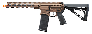 Zion Arms R15 Mod 1 Long Rail Airsoft Rifle with Delta Stock (Color: Bronze)