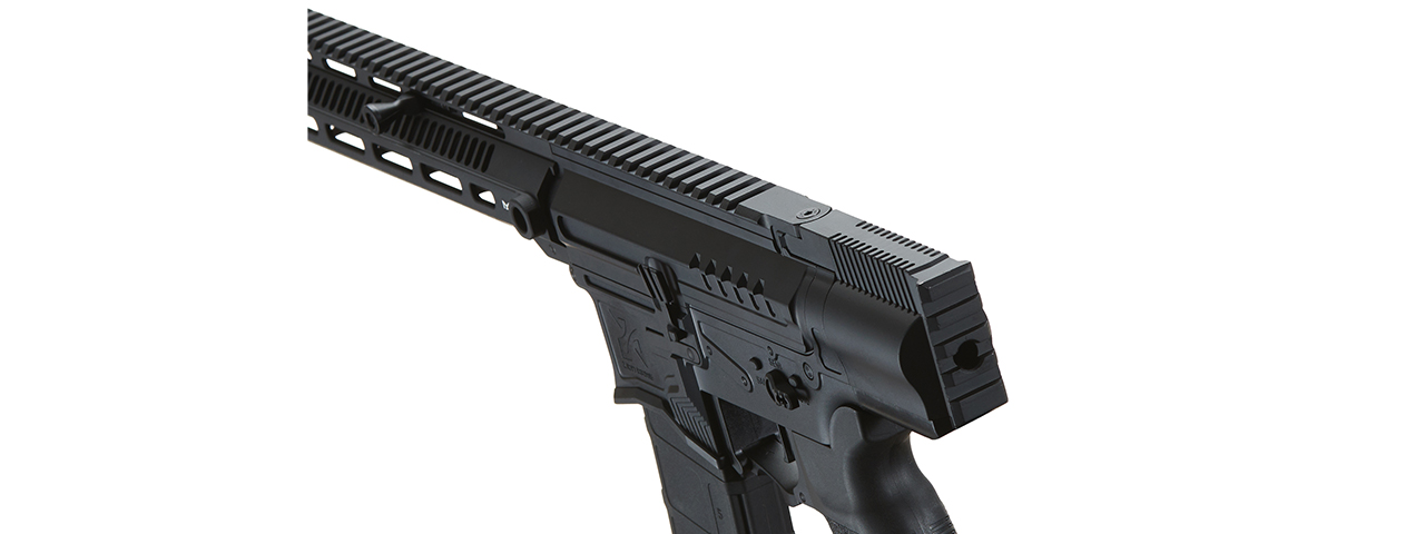 Zion Arms R&D Precision Licensed R15 Mod 0 Long Rail Airsoft Rifle (Color: Black) - Click Image to Close