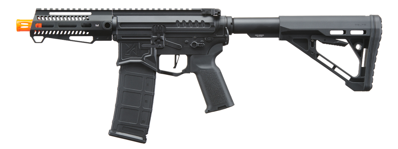 Zion Arms R15 Mod 1 Short Barrel Airsoft Rifle with Delta Stock (Color: Black) - Click Image to Close