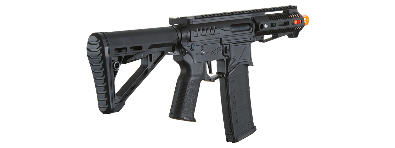 Zion Arms R15 Mod 1 Short Barrel Airsoft Rifle with Delta Stock (Color: Black)