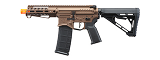 Zion Arms R15 Mod 1 Short Barrel Airsoft Rifle with Delta Stock (Color: Bronze)