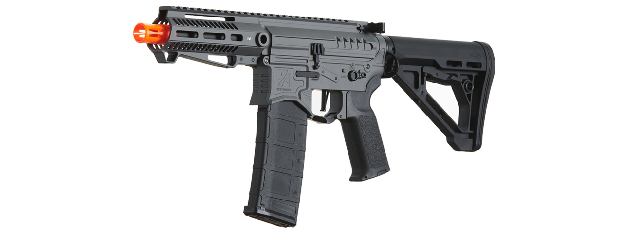 Zion Arms R15 Mod 1 Short Barrel Airsoft Rifle with Delta Stock (Color: Grey)