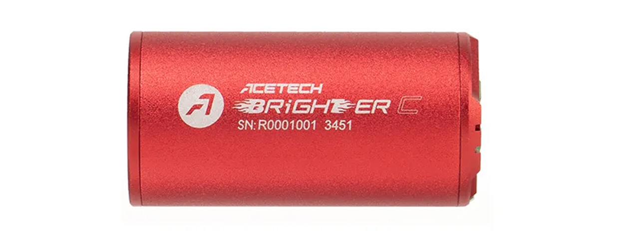 AceTech Brighter C Compact Rechargeable Tracer Unit - (Red)