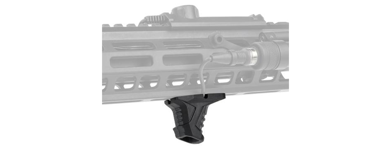 Atlas Custom Works M-LOK Mini Angled Hand Stop - (Black)