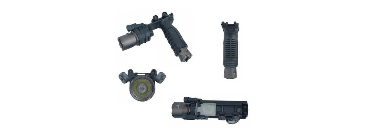 Atlas Custom Works M910A Vertical Foregrip Flashlight LED - (Black)