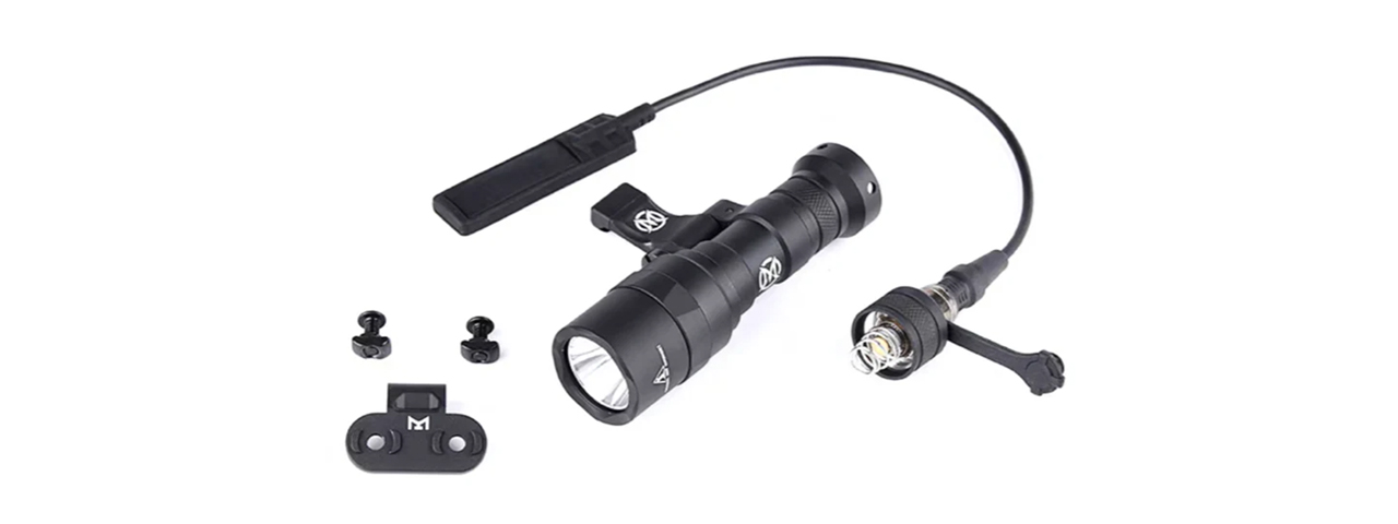Atlas Custom Works M340C Scout Light PRO Rail Mount LED Flashlight - (Black)