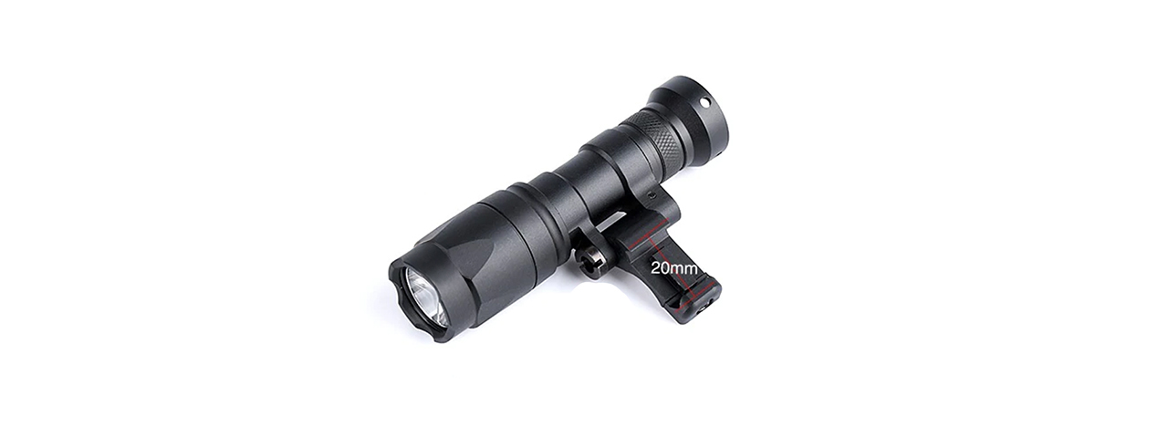 Atlas Custom Works M640U Scout Light PRO Rail Mount LED Flashlight - (Black)