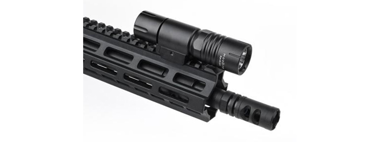 Atlas Custom Works Handheld PLHv2-PDW 350 Light Rail Mount - (Black)