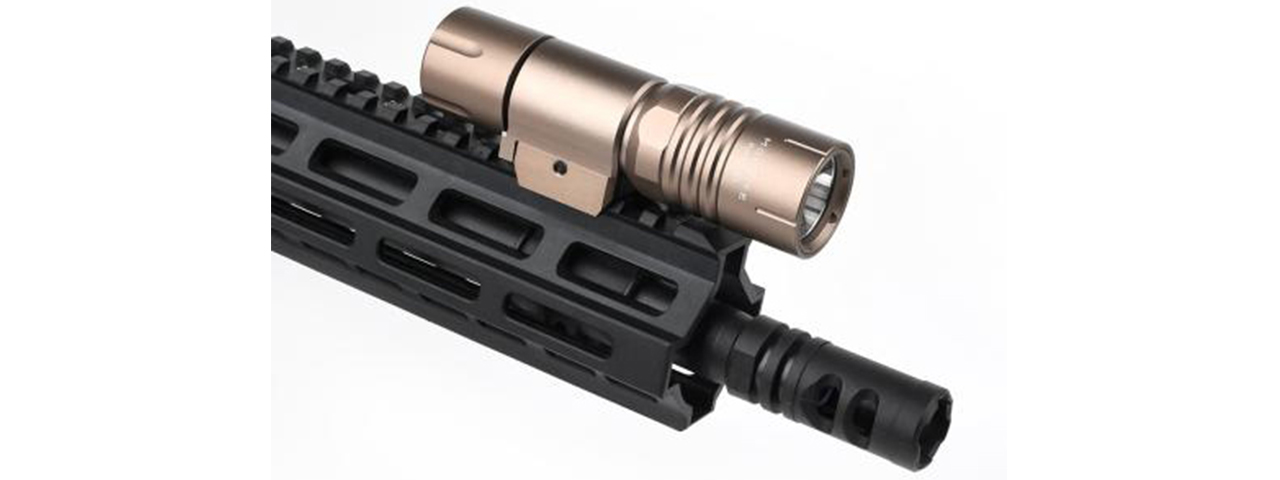 Atlas Custom Works Handheld PLHv2-PDW 350 Light Rail Mount - (Dark Earth) - Click Image to Close