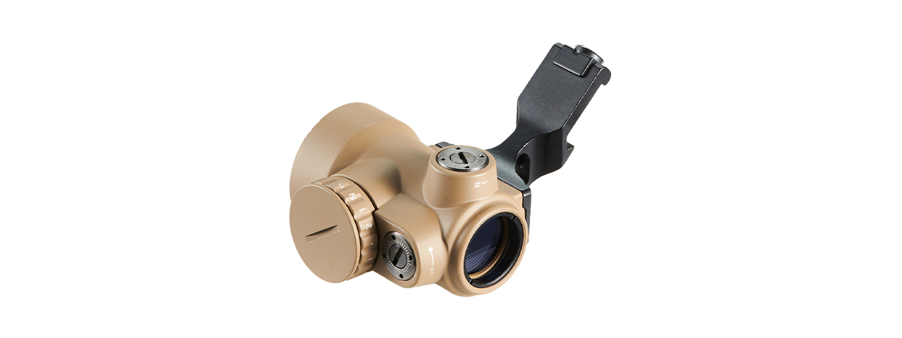 Atlas Custom Works MRO Red Dot Sight with Killflash, 45-Degree Offset Mount - (Tan)