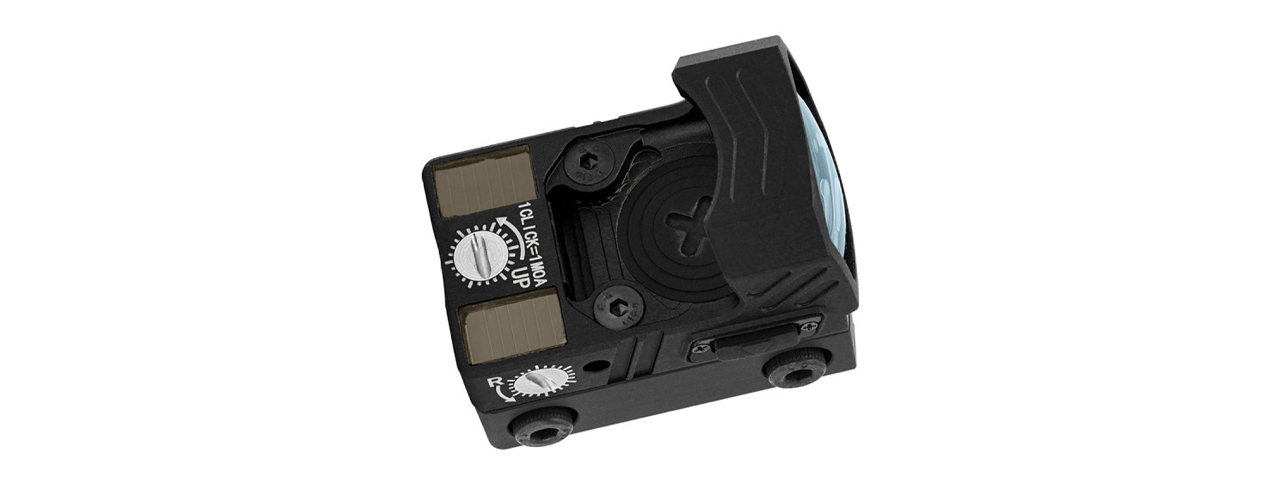 Atlas Custom Works XR5 Solar Powered Mini Red Dot Sight - (Black) - Click Image to Close