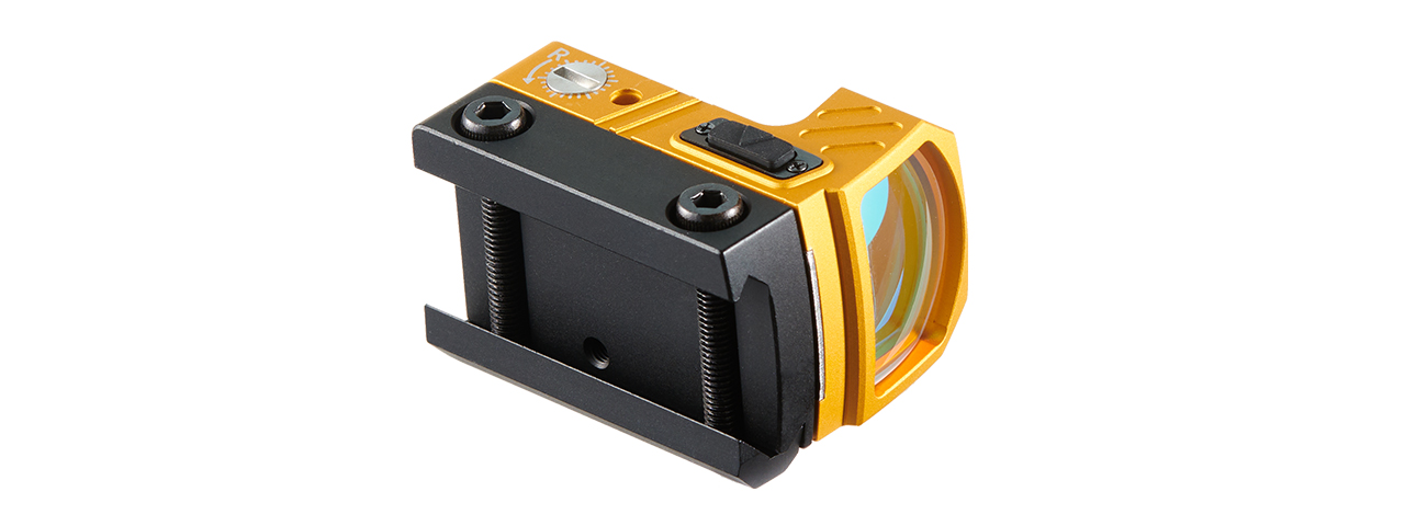 Atlas Custom Works XR5 Solar Powered Mini Red Dot Sight - (Gold)