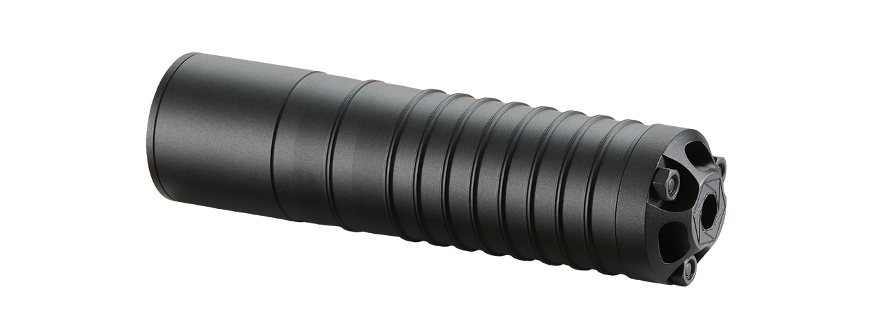 Atlas Custom Works DTKP Style Hexagon Type 2 Mock Suppressor - (Black) - Click Image to Close