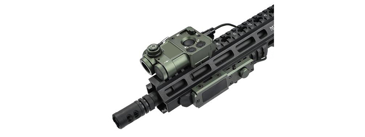 Atlas Custom Works Perst-4 Combined Device Gen 3.0 Laser - (OD Green) - Click Image to Close