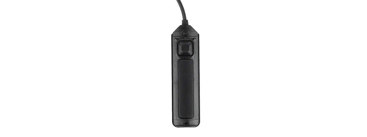 Atlas Custom Works Dual Function Tactical Flashlight Tape Switch w/ Crane Plug - (Black)