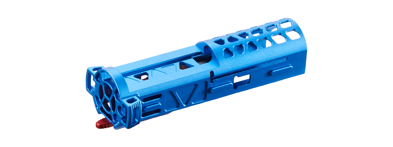 Atlas Custom Works Lightweight CNC Aluminum Advanced Bolt with Selector Switch for AAP-01 GBB Pistol (Blue) - Click Image to Close
