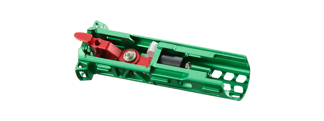 Atlas Custom Works Lightweight CNC Aluminum Advanced Bolt with Selector Switch for AAP-01 GBB Pistol (Green)