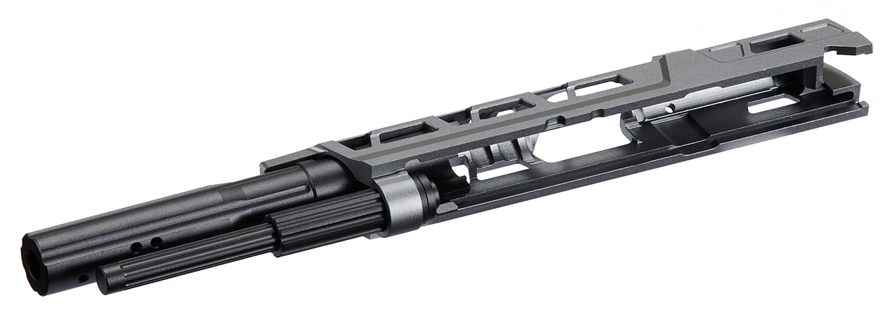 Atlas Custom Works CNC EX01 Slide & Frame Kit For Marui TM Hi-Capa GBBP Series - (Gray/Black)
