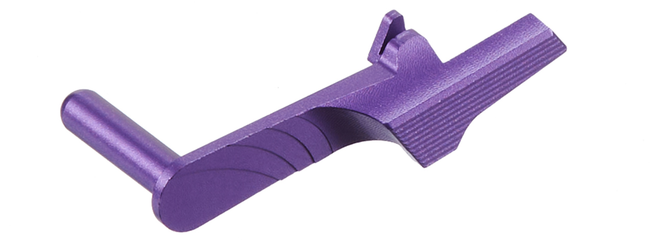 Atlas Custom Works Aluminum Slide Stop Type-1 for Marui Hi-Capa GBB Pistol - (Purple)