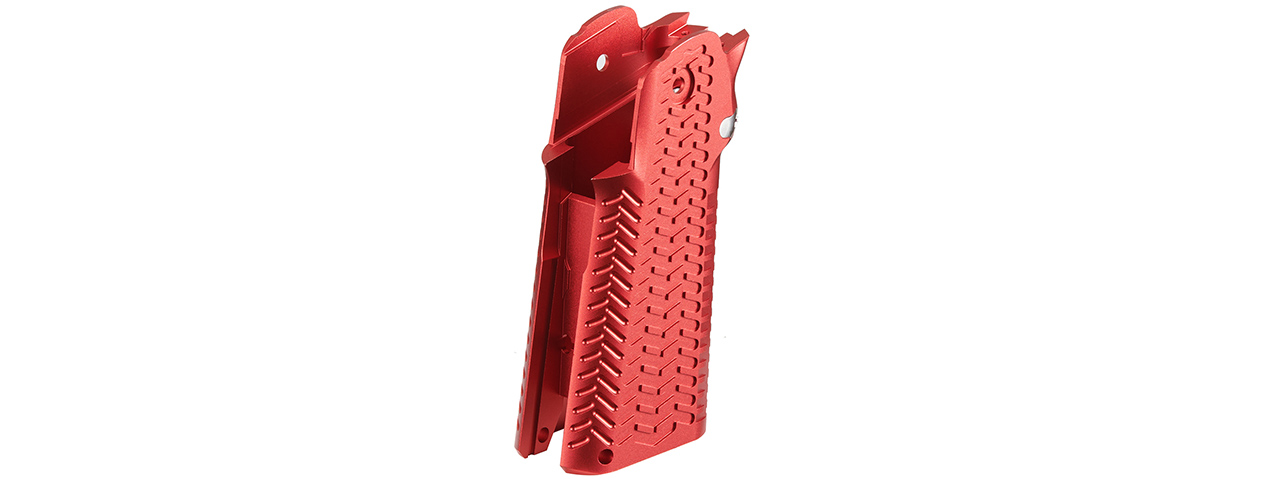Atlas Custom Works CNC Aluminum Type 5 Grip for TM Marui Hi-Capa GBB Airsoft Pistols - (Red)