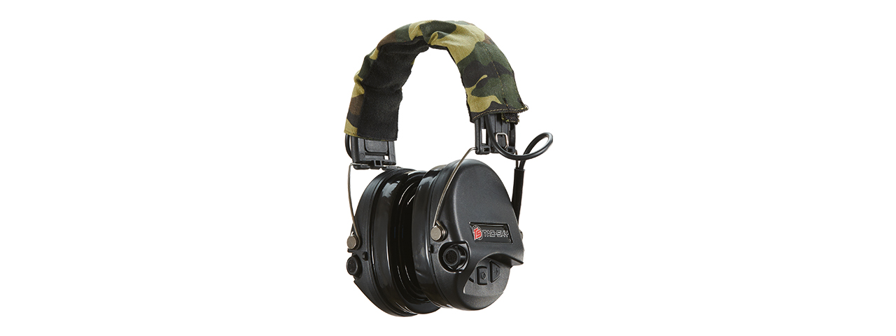 TAC-SKY TEA Hi-Threat Tactical Headset - (Black) - Click Image to Close