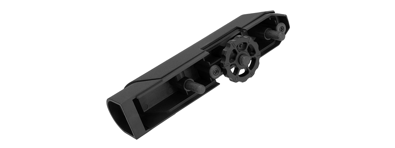 Ares AMOEBA Striker S1 Precision Adjustable Sniper Stock & Cheek Riser Upgrade Kit - (Black) - Click Image to Close