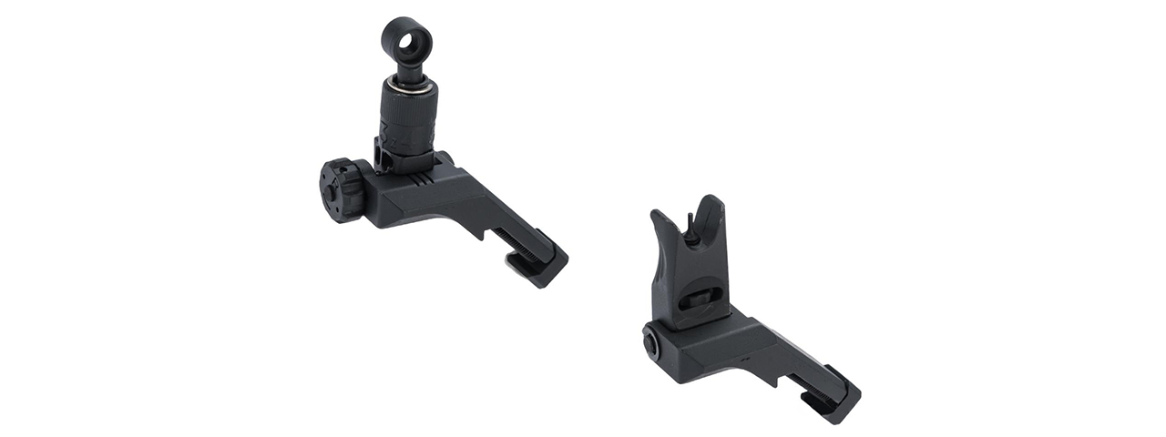 ARES 45 Degree Offset Flip-up Sight Set - (Type B) - Click Image to Close