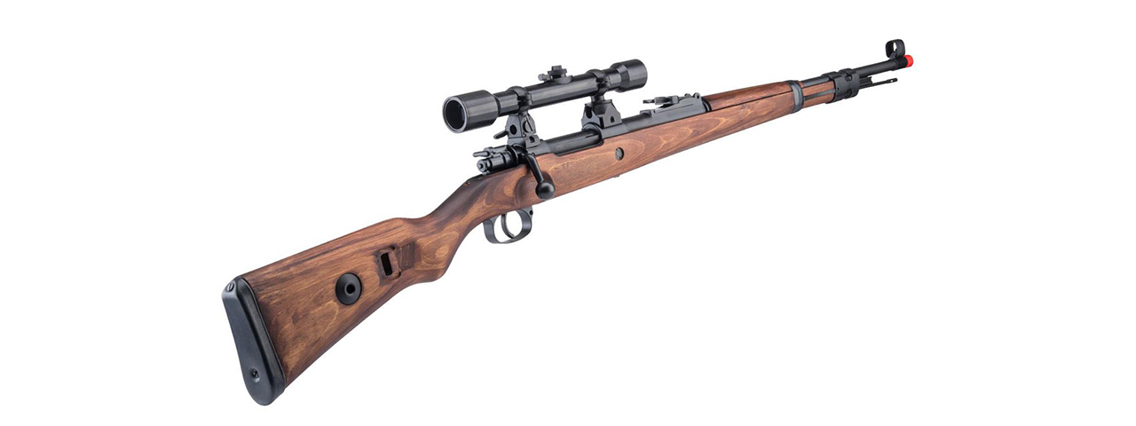 ARES Karabiner 98K Deluxe Spring Powered Bolt Action Airsoft Rifle - (Wood)