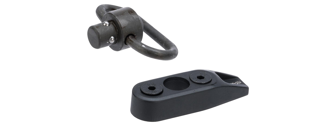 ARES-KM-ACC-002 AIRSOFT KEYMOD FULL METAL QD SLING MOUNT - Click Image to Close