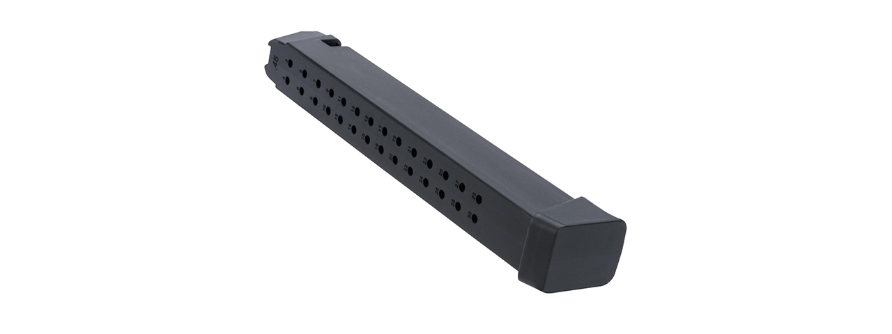ARES M45X-S 125 Round Polymer Airsoft AEG Mid-Cap Magazine - Click Image to Close