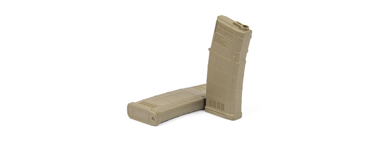 Ares M4 AMAG 130rd 5 AEG Magazine Box Set - (Dark Earth)