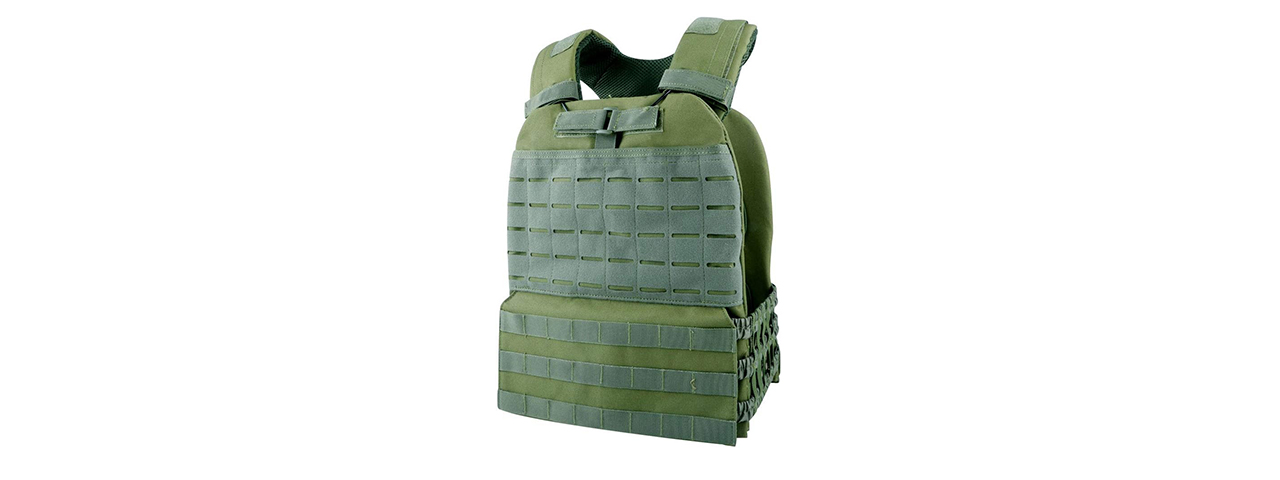 Tactical Molle Outdoor Camouflage Combat Vest - (OD Green)