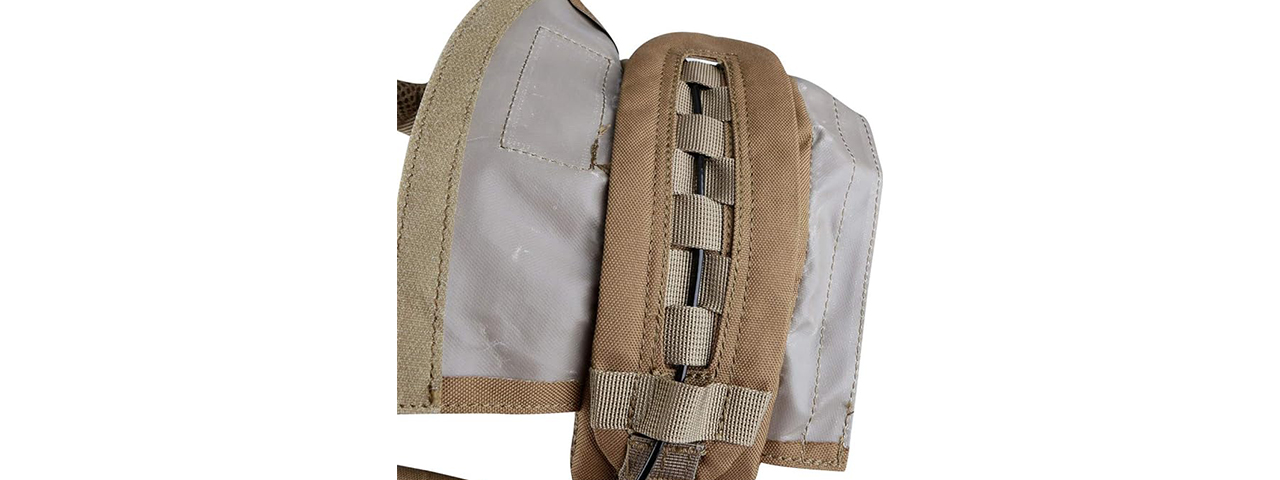 Tactical Molle Outdoor Camouflage Combat Vest - (Tan)