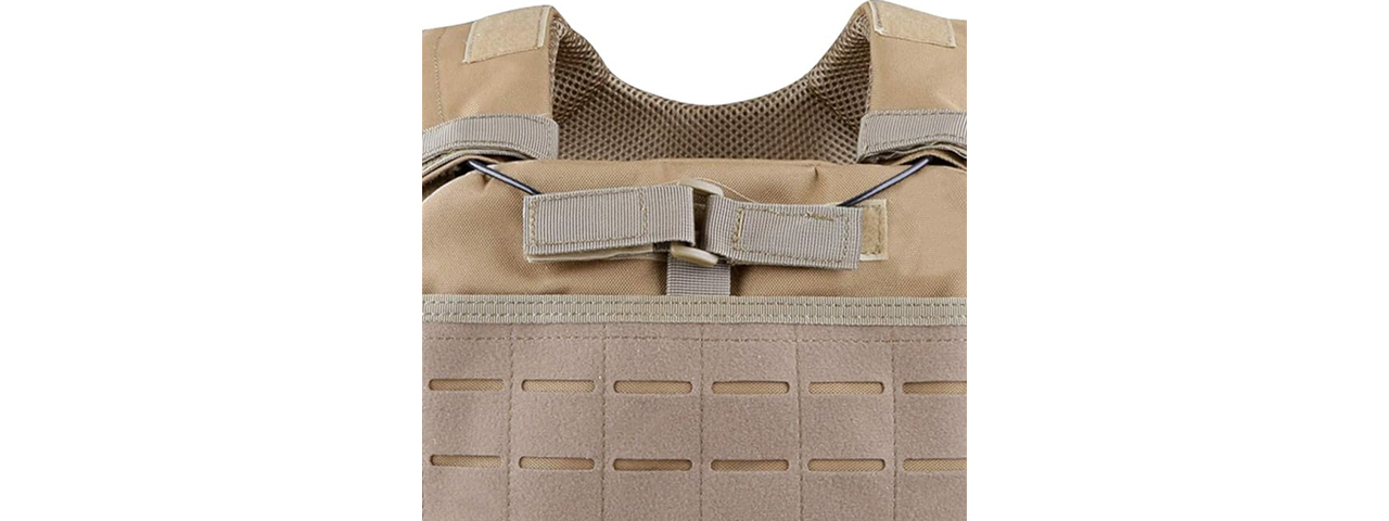 Tactical Molle Outdoor Camouflage Combat Vest - (Tan)