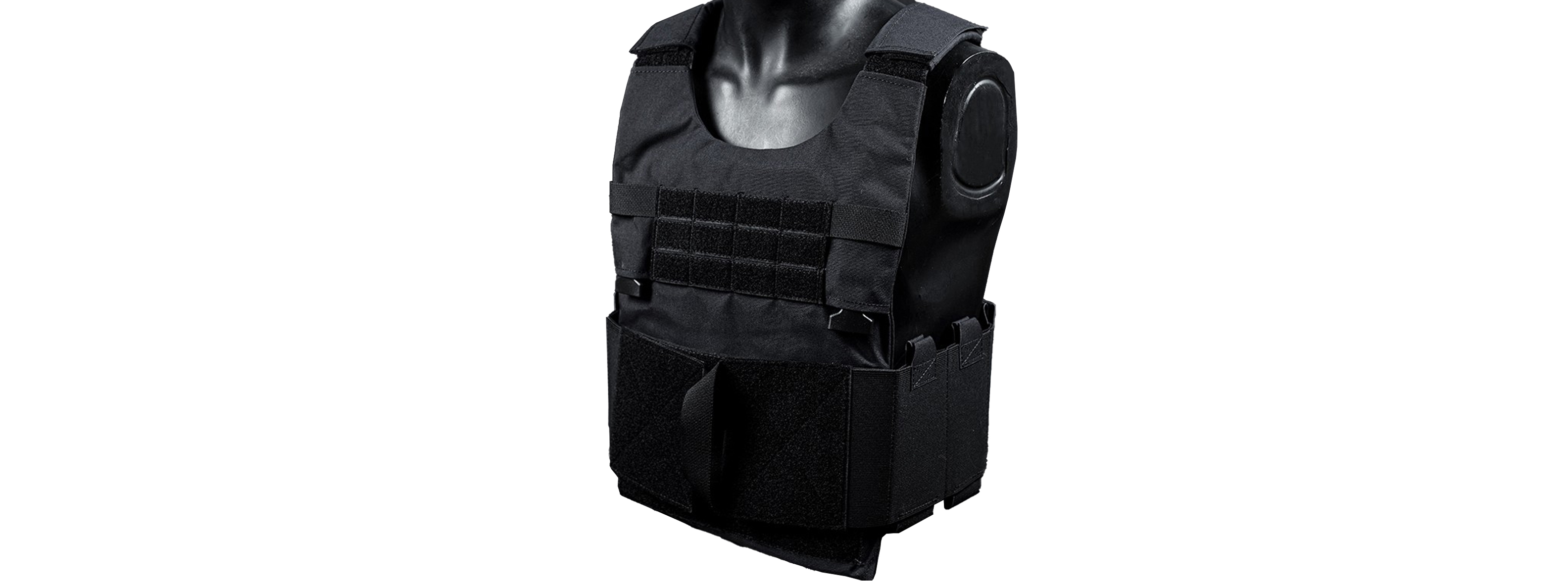 Airsoft Tactical Vest Carrier - (Black)