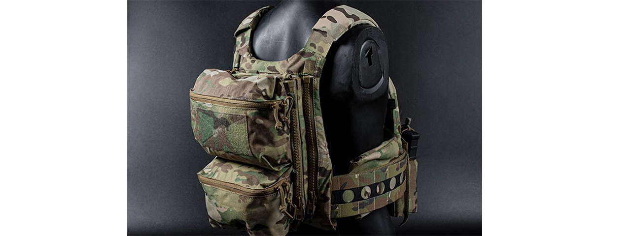 Tactical Back Panel Double Bag - (Camo)