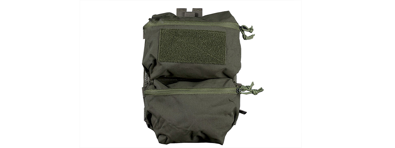 Tactical Back Panel Double Bag - (OD Green)