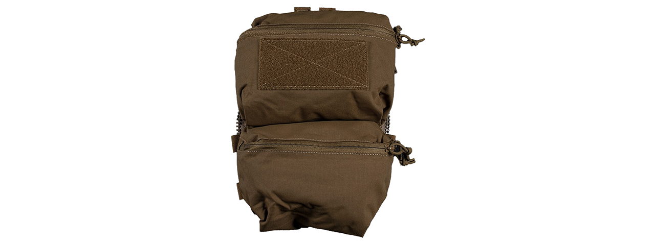 Tactical Back Panel Double Bag - (Tan)