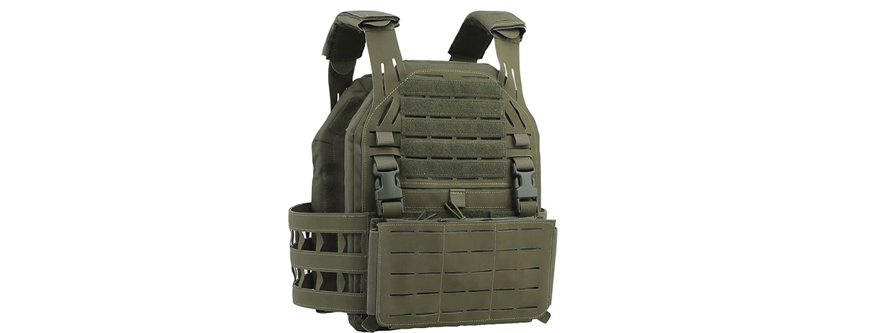 Tactical Molle Combat Vest - (OD Green)