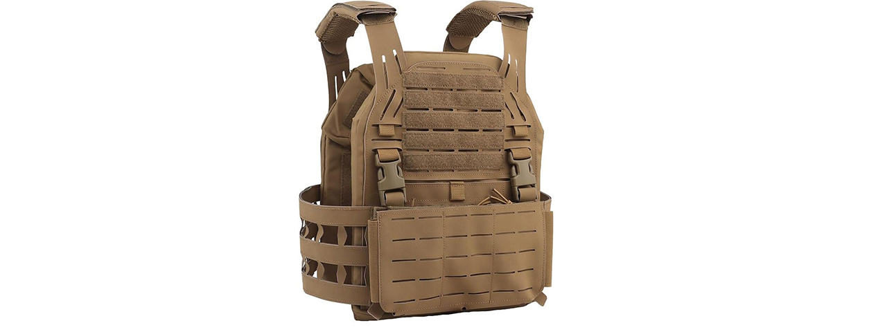 Tactical Molle Combat Vest - (Tan)